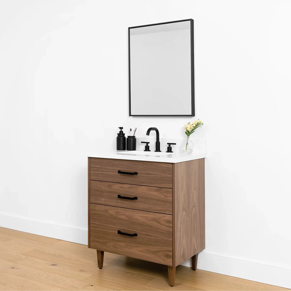 
                  
                    Austin SLIM, 30" Teodor® Modern American Black Walnut Vanity Teodor Bathroom VanityCanada
                  
                