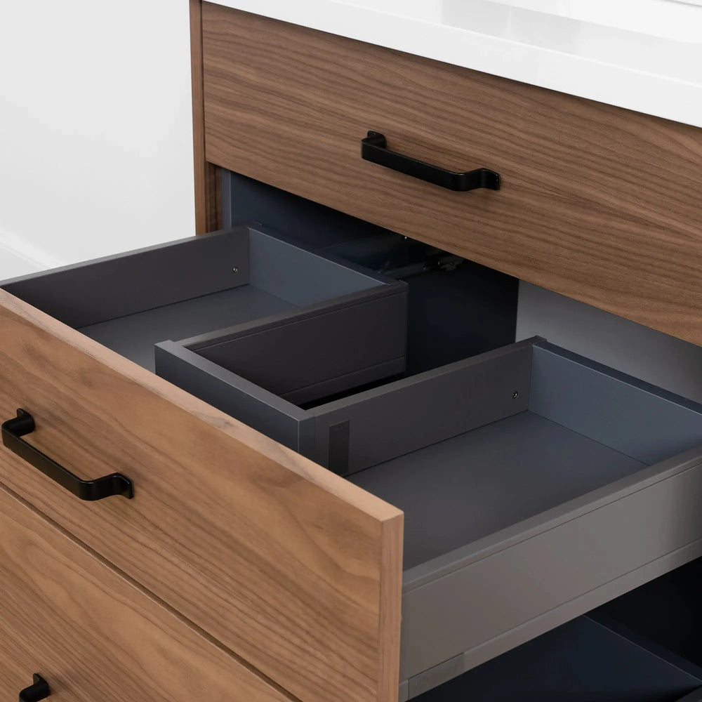 
                  
                    Austin SLIM, 30" Teodor® Modern American Black Walnut Vanity Teodor Bathroom VanityCanada
                  
                