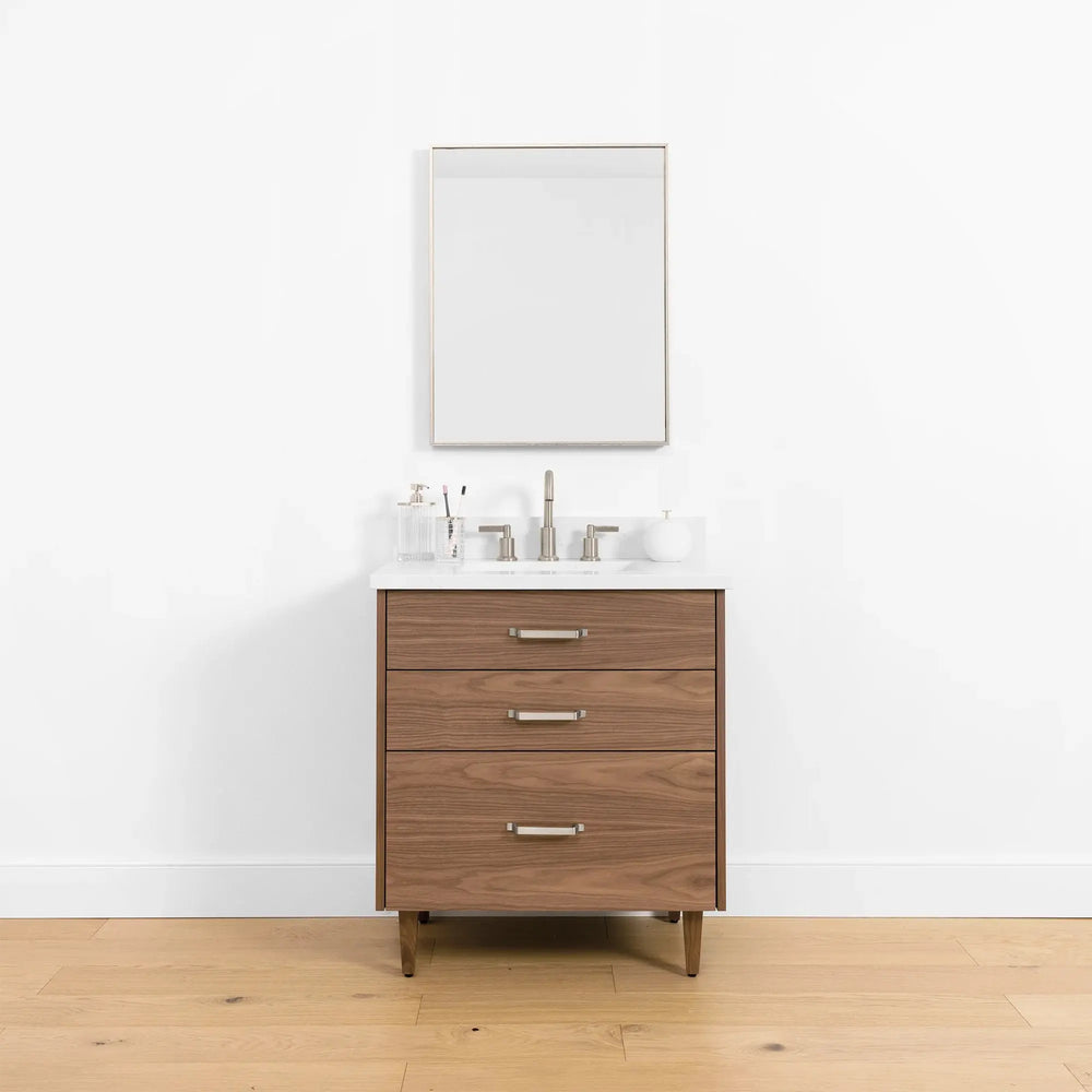 
                  
                    Austin SLIM, 30" Teodor® Modern American Black Walnut Vanity Teodor Bathroom VanityCanada
                  
                
