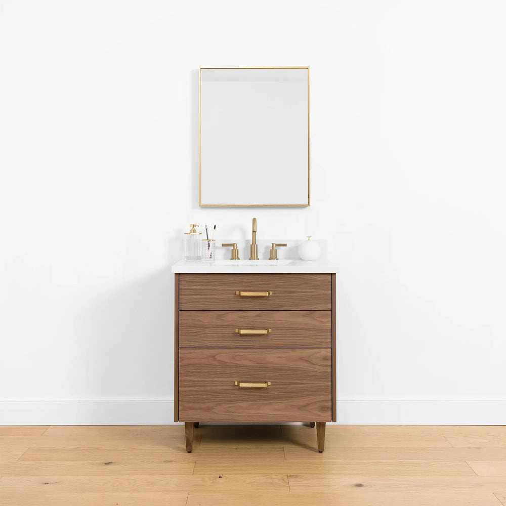 
                  
                    Austin SLIM, 30" Teodor® Modern American Black Walnut Vanity Teodor Bathroom VanityCanada
                  
                