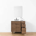 
                  
                    Austin SLIM, 36" Teodor® Modern American Black Walnut Vanity, Left Sink Teodor Bathroom VanityCanada
                  
                