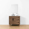 
                  
                    Austin SLIM, 36" Teodor® Modern American Black Walnut Vanity, Left Sink Teodor Bathroom VanityCanada
                  
                