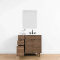 
                  
                    Austin SLIM, 36" Teodor® Modern American Black Walnut Vanity, Right Sink Teodor Bathroom VanityCanada
                  
                