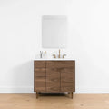 
                  
                    Austin SLIM, 36" Teodor® Modern American Black Walnut Vanity, Right Sink Teodor Bathroom VanityCanada
                  
                
