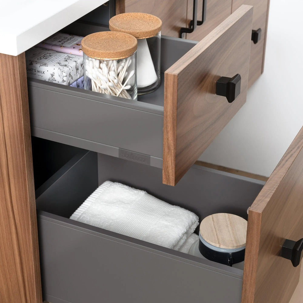 
                  
                    Austin SLIM, 48" Teodor® Modern Wall Mount American Black Walnut Vanity Teodor Bathroom VanityCanada
                  
                