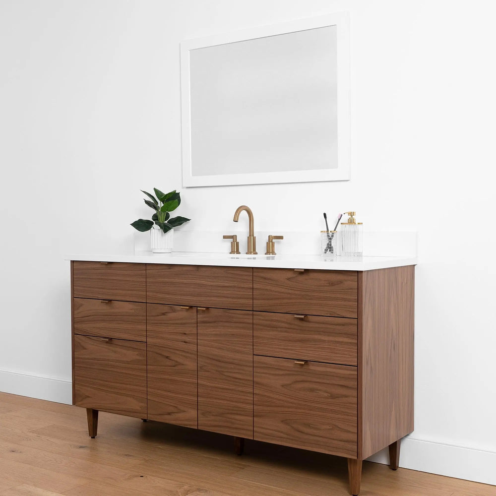 
                  
                    Austin SLIM, 60" Teodor® Modern American Black Walnut Vanity Teodor Bathroom VanityCanada
                  
                