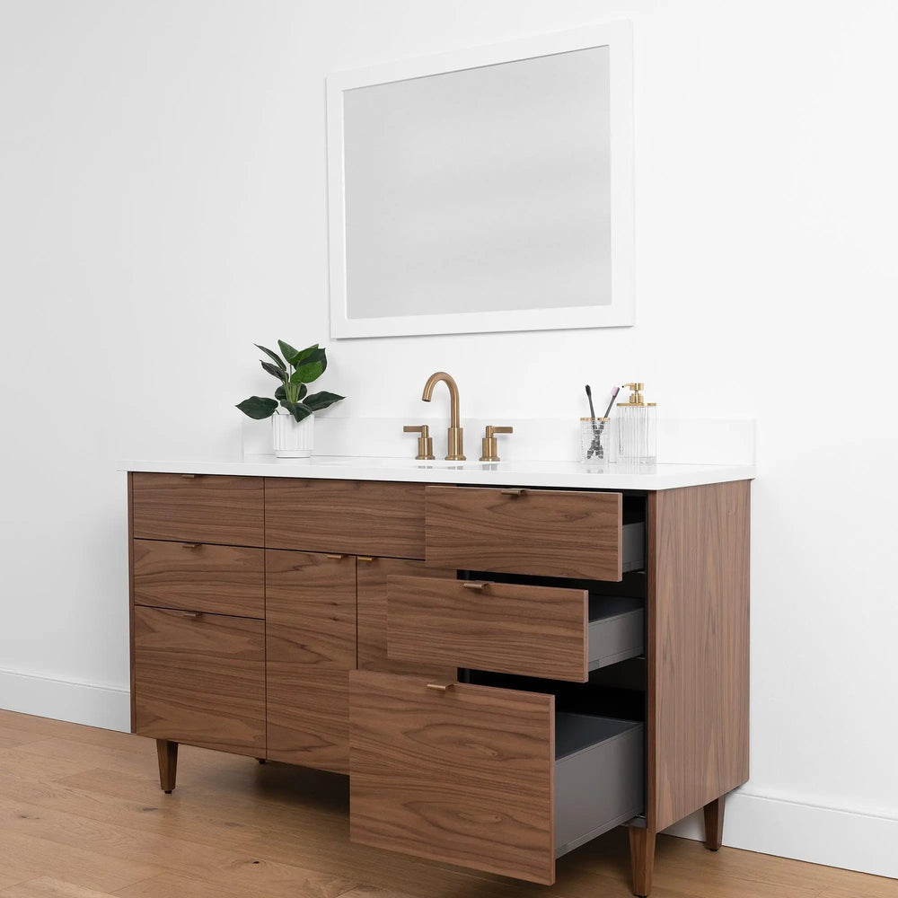 
                  
                    Austin SLIM, 60" Teodor® Modern American Black Walnut Vanity Teodor Bathroom VanityCanada
                  
                