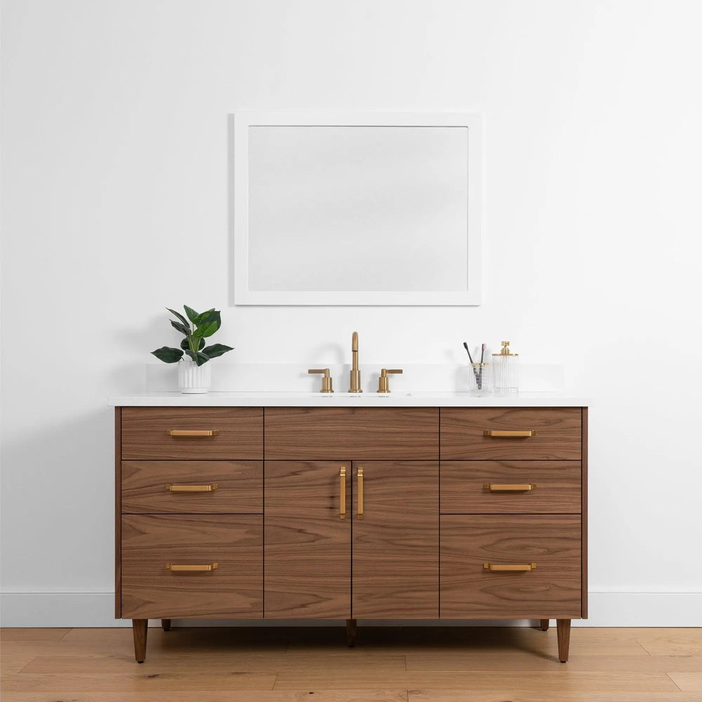 
                  
                    Austin SLIM, 60" Teodor® Modern American Black Walnut Vanity Teodor Bathroom VanityCanada
                  
                