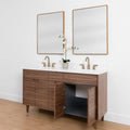 
                  
                    Austin SLIM, 60" Teodor® Modern American Black Walnut Vanity, Double Sink Teodor Bathroom VanityCanada
                  
                