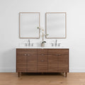 
                  
                    Austin SLIM, 60" Teodor® Modern American Black Walnut Vanity, Double Sink Teodor Bathroom VanityCanada
                  
                