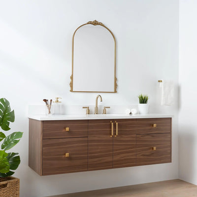 Austin SLIM, 60" Teodor® Modern Wall Mount American Black Walnut Vanity Teodor Bathroom VanityCanada