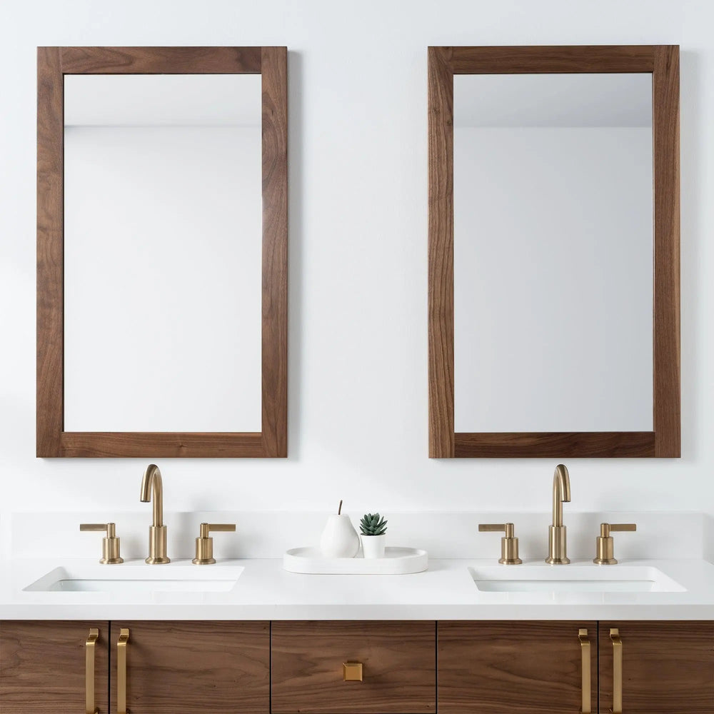 
                  
                    Austin SLIM, 60" Teodor® Modern Wall Mount American Black Walnut Vanity, Double Sink Teodor Bathroom VanityCanada
                  
                