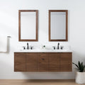 
                  
                    Austin SLIM, 60" Teodor® Modern Wall Mount American Black Walnut Vanity, Double Sink Teodor Bathroom VanityCanada
                  
                