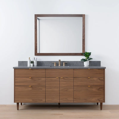 Austin SLIM, 72" Teodor® Modern American Black Walnut Vanity Teodor Bathroom VanityCanada