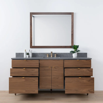 Austin SLIM, 72" Teodor® Modern American Black Walnut Vanity Teodor Bathroom VanityCanada