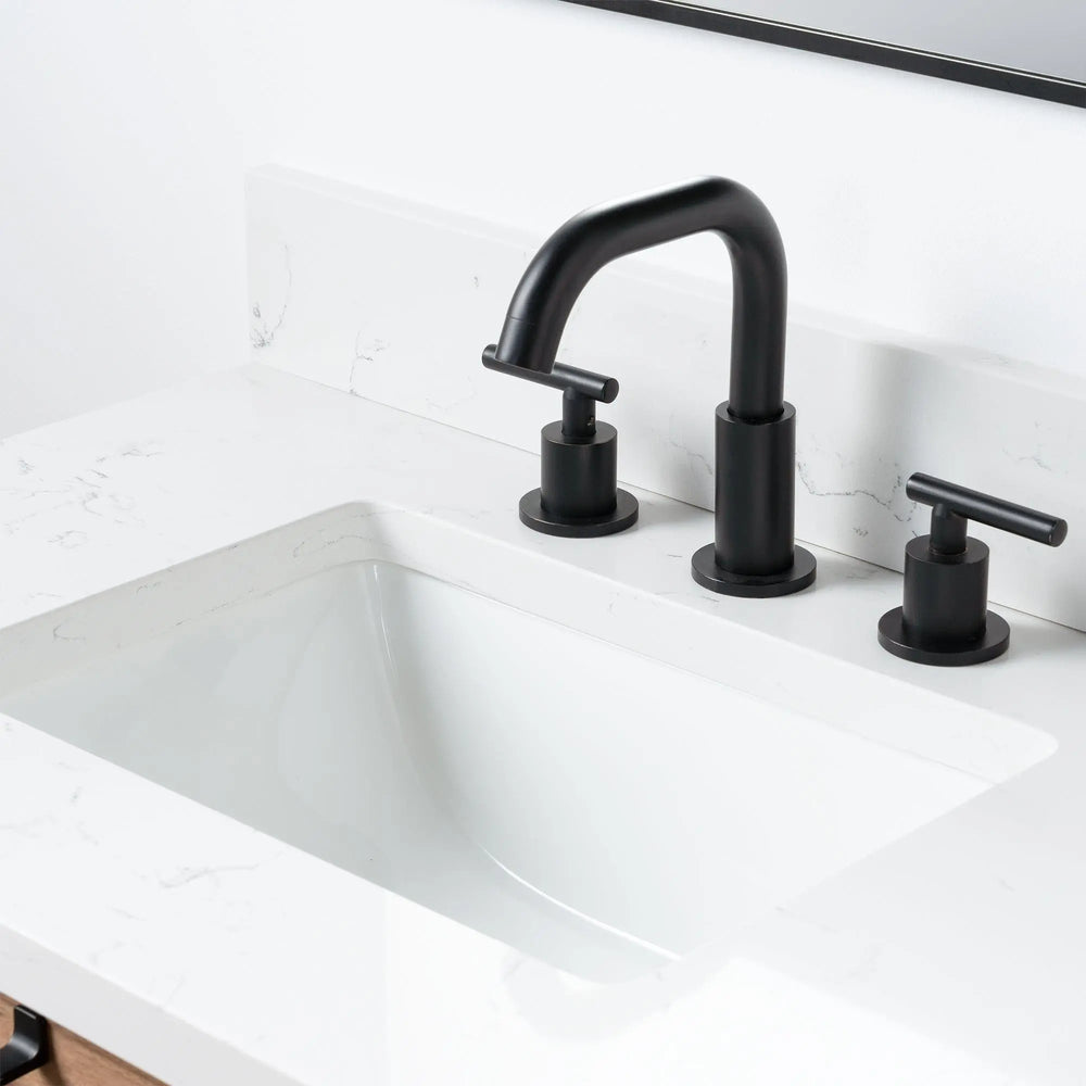 
                  
                    Austin SLIM 72" Wall Mount American Black Walnut Bathroom Vanity, Double Sink - Teodor Vanities
                  
                