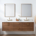 
                  
                    Austin SLIM 72" Wall Mount American Black Walnut Bathroom Vanity, Double Sink - Teodor Vanities
                  
                