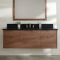 
                  
                    Austin Stainless SLIM 60" Wall Mount American Black Walnut Bathroom Vanity Teodor Bathroom Vanity Canada
                  
                