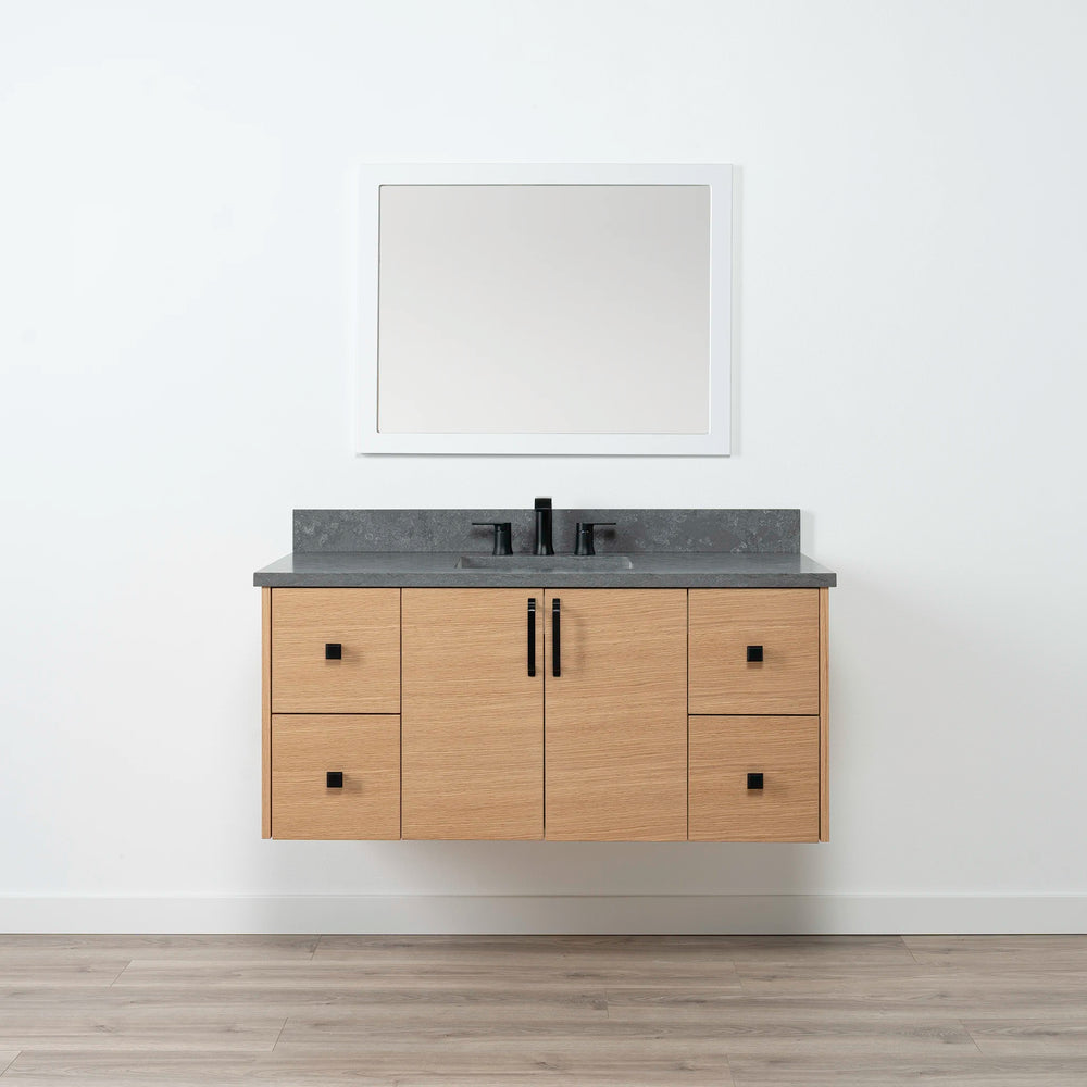 
                  
                    Ashbury 48" Wall Mount Natural White Oak Bathroom Vanity
                  
                