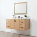 
                  
                    Ashbury SLIM 48" Wall Mount Natural White Oak Bathroom Vanity Teodor Bathroom Vanity Canada
                  
                