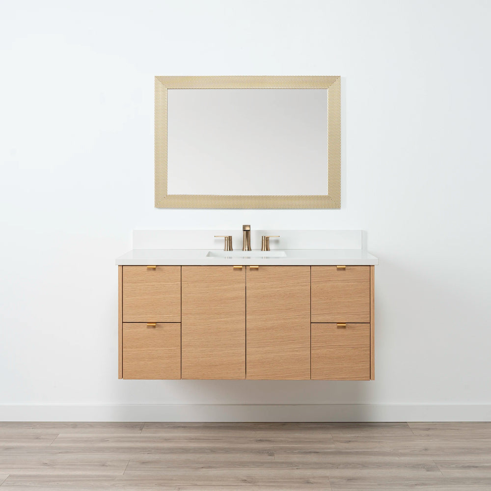 
                  
                    Ashbury 48" Wall Mount Natural White Oak Bathroom Vanity
                  
                