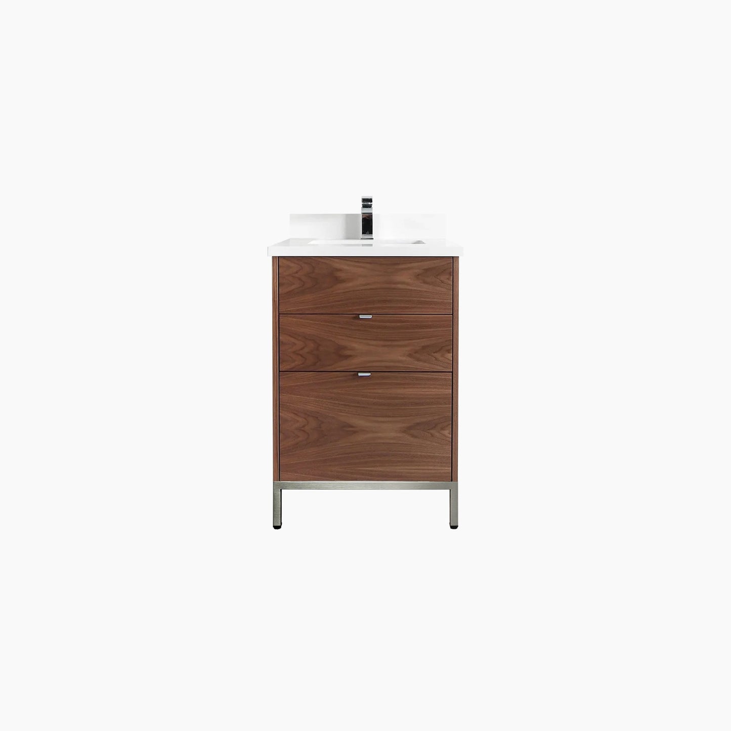
                  
                    Austin 24" American Black Walnut Bathroom Vanity - All Drawers
                  
                