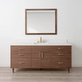 
                  
                    Austin SLIM Stainless 72" American Black Walnut Bathroom Vanity Teodor Bathroom Vanity Canada
                  
                