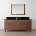 
                  
                    Austin SLIM Stainless 72" American Black Walnut Bathroom Vanity Teodor Bathroom Vanity Canada
                  
                