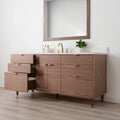 
                  
                    Austin SLIM Stainless 72" American Black Walnut Bathroom Vanity Teodor Bathroom Vanity Canada
                  
                