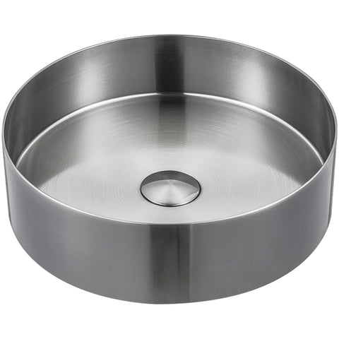 Round Stainless Steel Vessel Sink