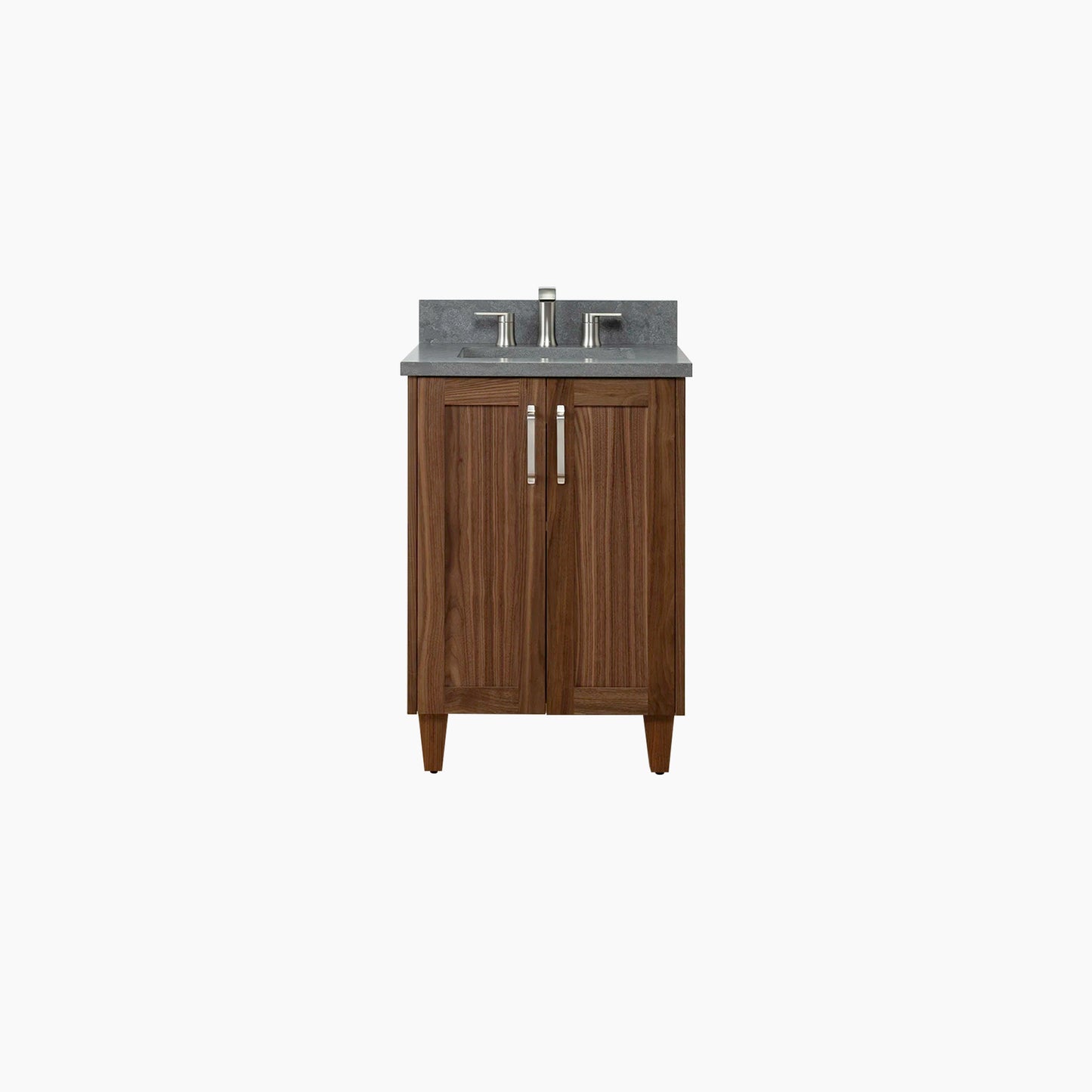 Bridgeport 24" American Black Walnut Bathroom Vanity w/ Doors