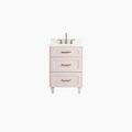 
                  
                    Bridgeport SLIM 24" Champagne Pink Bathroom Vanity - All Drawers Teodor Bathroom Vanity Canada
                  
                