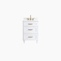 
                  
                    Bridgeport 24" Satin White Bathroom Vanity - All Drawers
                  
                