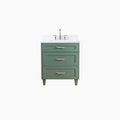 
                  
                    Bridgeport SLIM 30" Sage Green Bathroom Vanity - All Drawers Teodor Bathroom Vanity Canada
                  
                