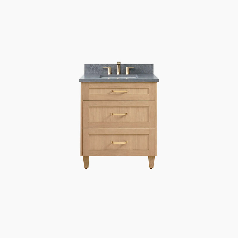 Bridgeport 30" White Oak Bathroom Vanity