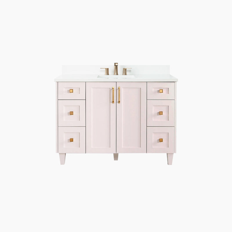 Bridgeport 48" Champagne Pink Vanity