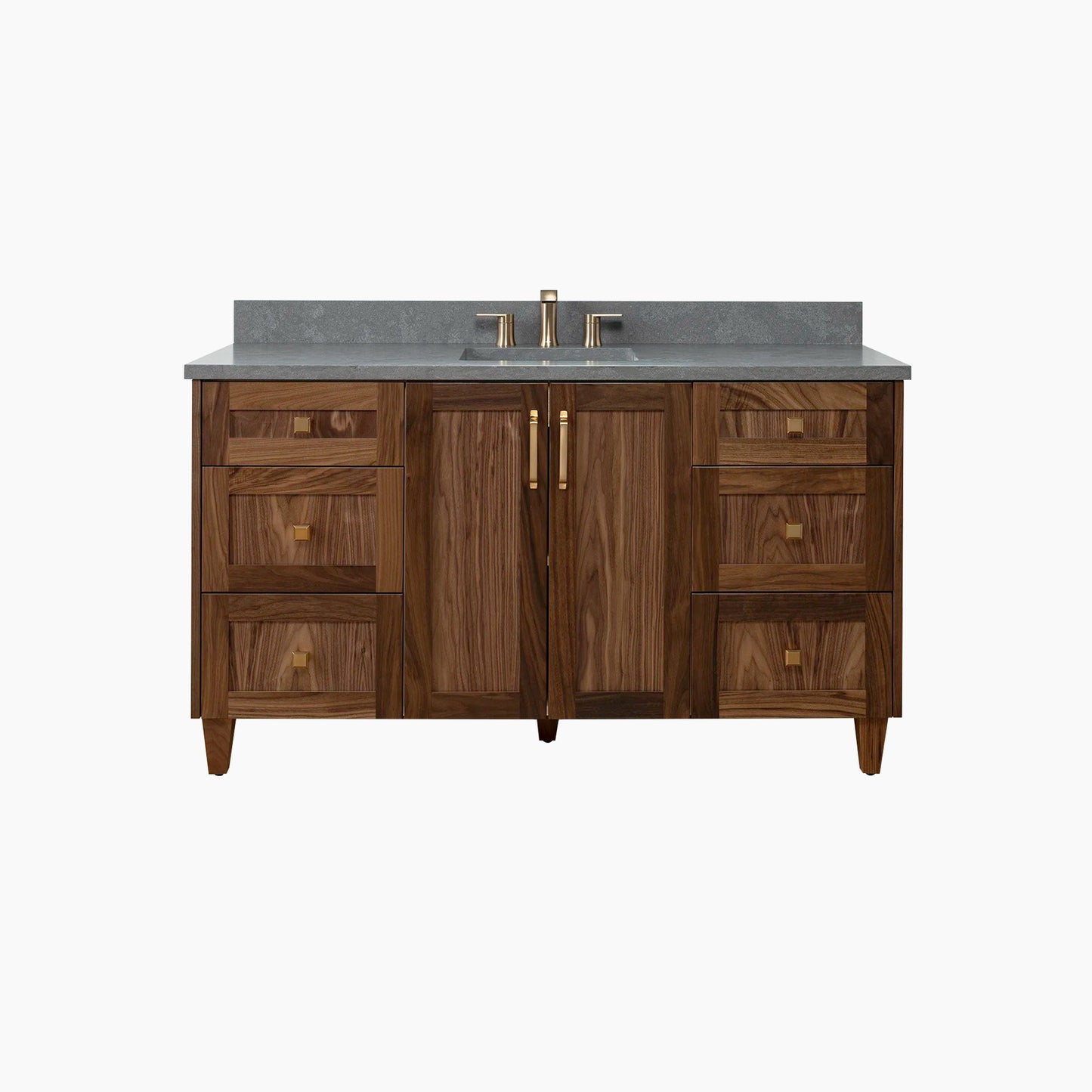 Bridgeport 60" American Black Walnut Bathroom Vanity