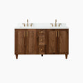 
                  
                    Bridgeport SLIM 60" American Black Walnut Bathroom Vanity, Double Sink Teodor Bathroom Vanity Canada
                  
                