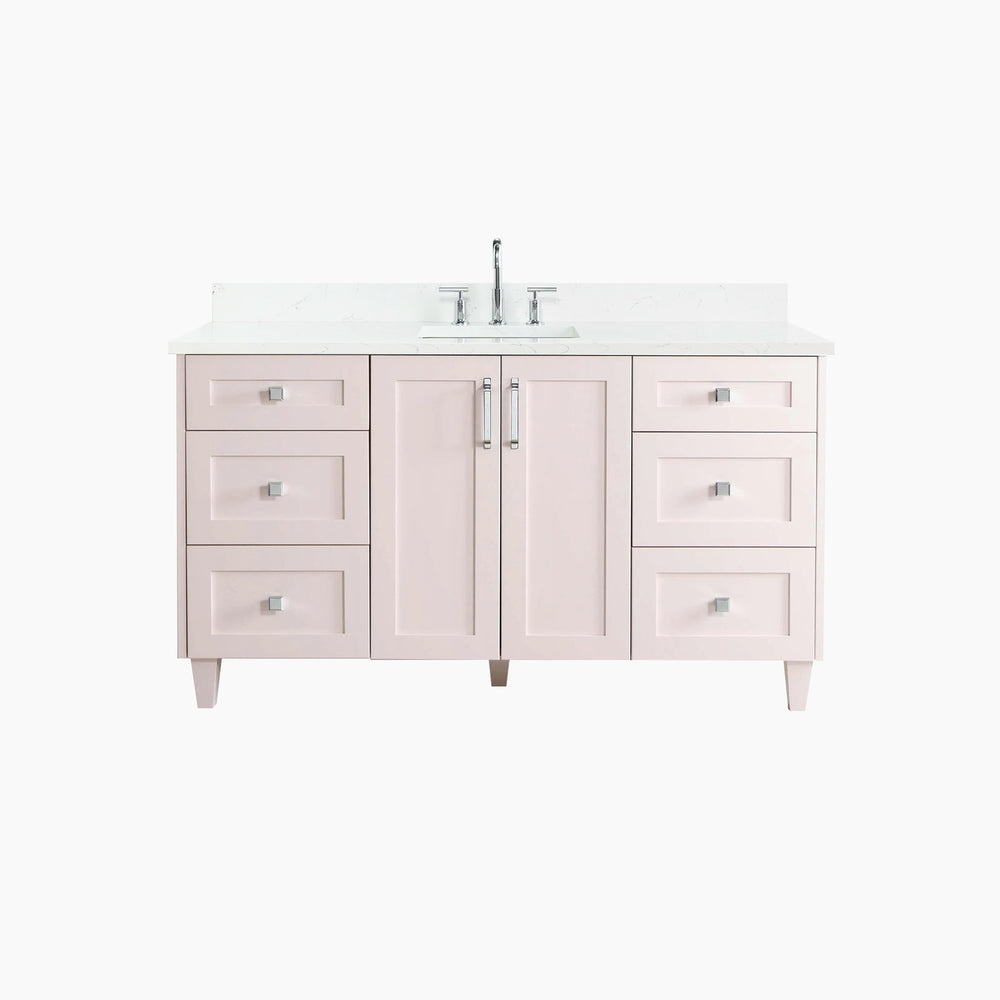 
                  
                    Bridgeport 60" Champagne Pink Bathroom Vanity
                  
                