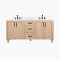 
                  
                    Bridgeport 72" White Oak Bathroom Vanity, Double Sink
                  
                