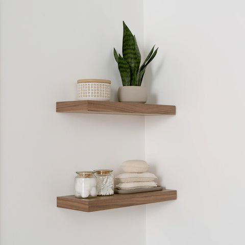 American Black Walnut Floating Shelf
