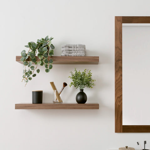 American Black Walnut Floating Shelf