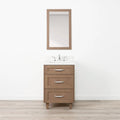 
                  
                    Bridgeport SLIM 24" Almond Coast Bathroom Vanity - All Drawers Teodor Bathroom Vanity Canada
                  
                