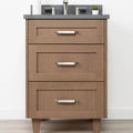 
                  
                    Bridgeport SLIM 24" Almond Coast Bathroom Vanity - All Drawers Teodor Bathroom Vanity Canada
                  
                