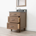 
                  
                    Bridgeport SLIM 24" Almond Coast Bathroom Vanity - All Drawers Teodor Bathroom Vanity Canada
                  
                