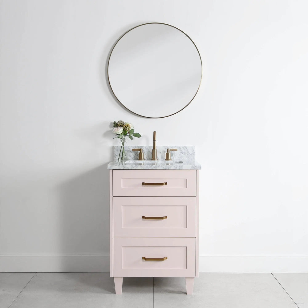 Bridgeport 24", Teodor® Champagne Pink Vanity Teodor Bathroom VanityCanada