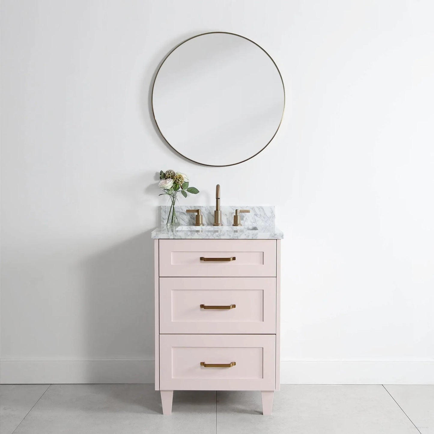 Bridgeport 24", Teodor® Champagne Pink Vanity Teodor Bathroom VanityCanada