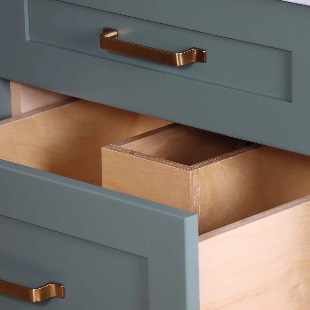 
                  
                    Bridgeport 24" Sage Green Bathroom Vanity - All Drawers
                  
                