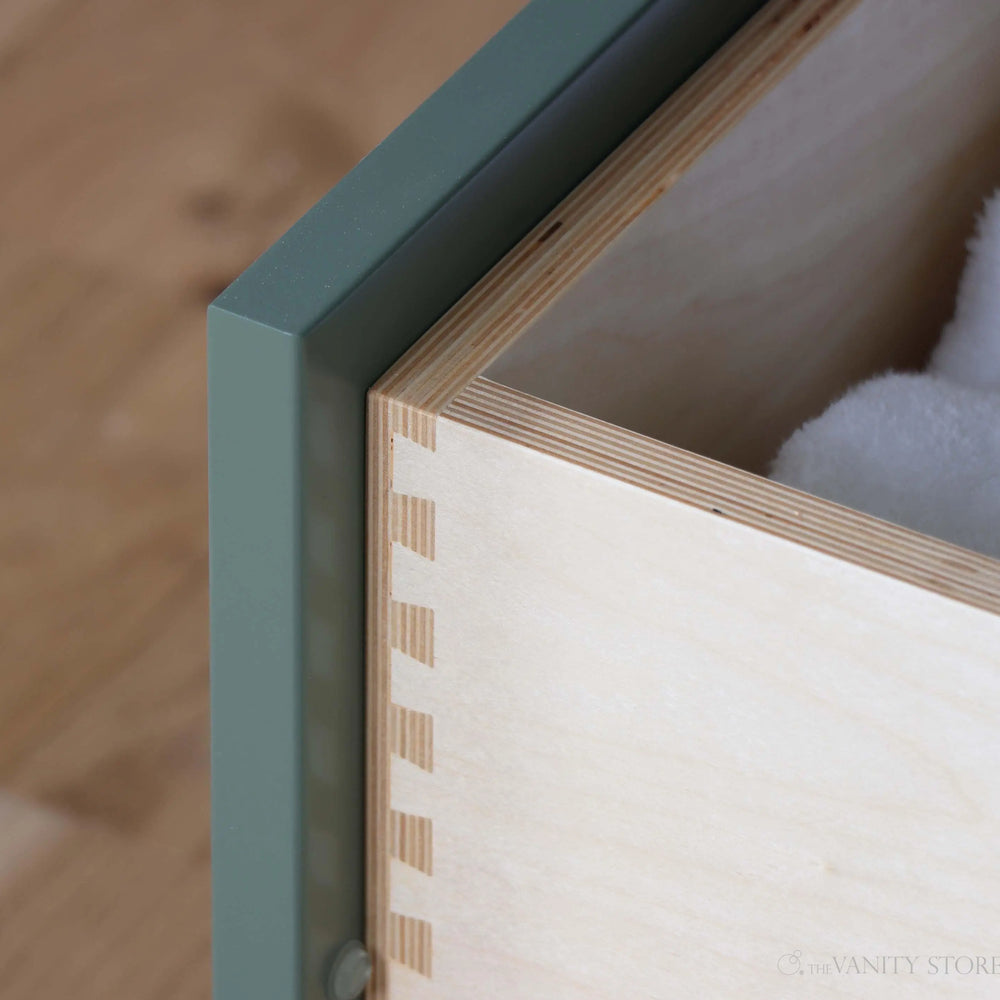 
                  
                    Bridgeport 24" Sage Green Bathroom Vanity - All Drawers
                  
                
