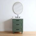 
                  
                    Bridgeport SLIM 24" Sage Green Bathroom Vanity - All Drawers Teodor Bathroom Vanity Canada
                  
                
